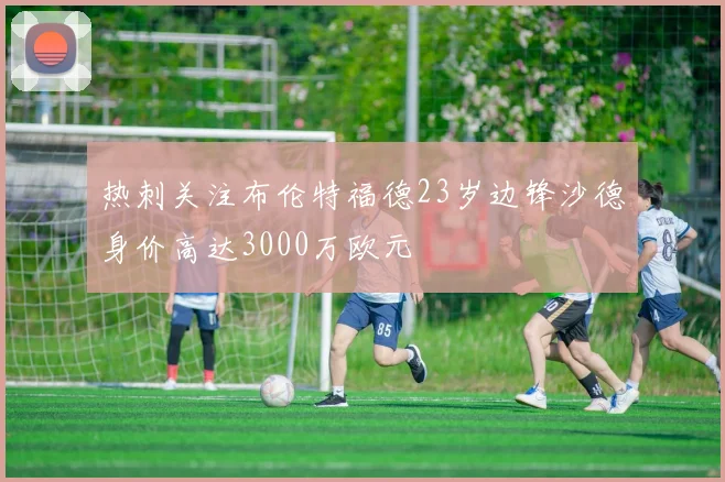 热刺关注布伦特福德23岁边锋沙德身价高达3000万欧元